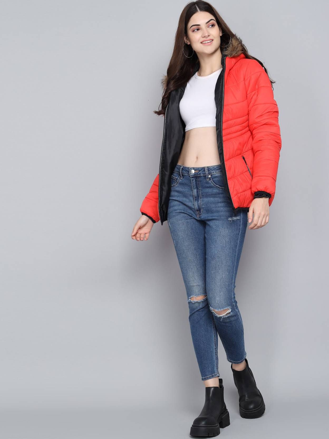 KOTTY  Women Solid Puffer Jacket