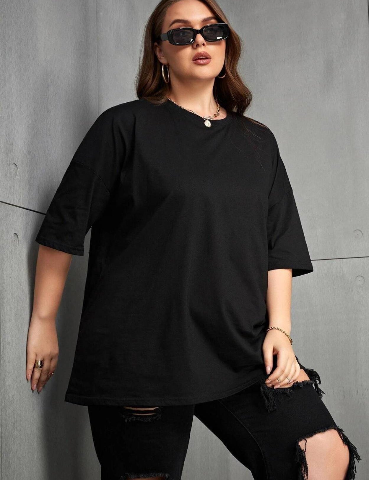 WomenSolidRoundNeckCottonBlendBlackT-Shirt-3_jpg.jpg