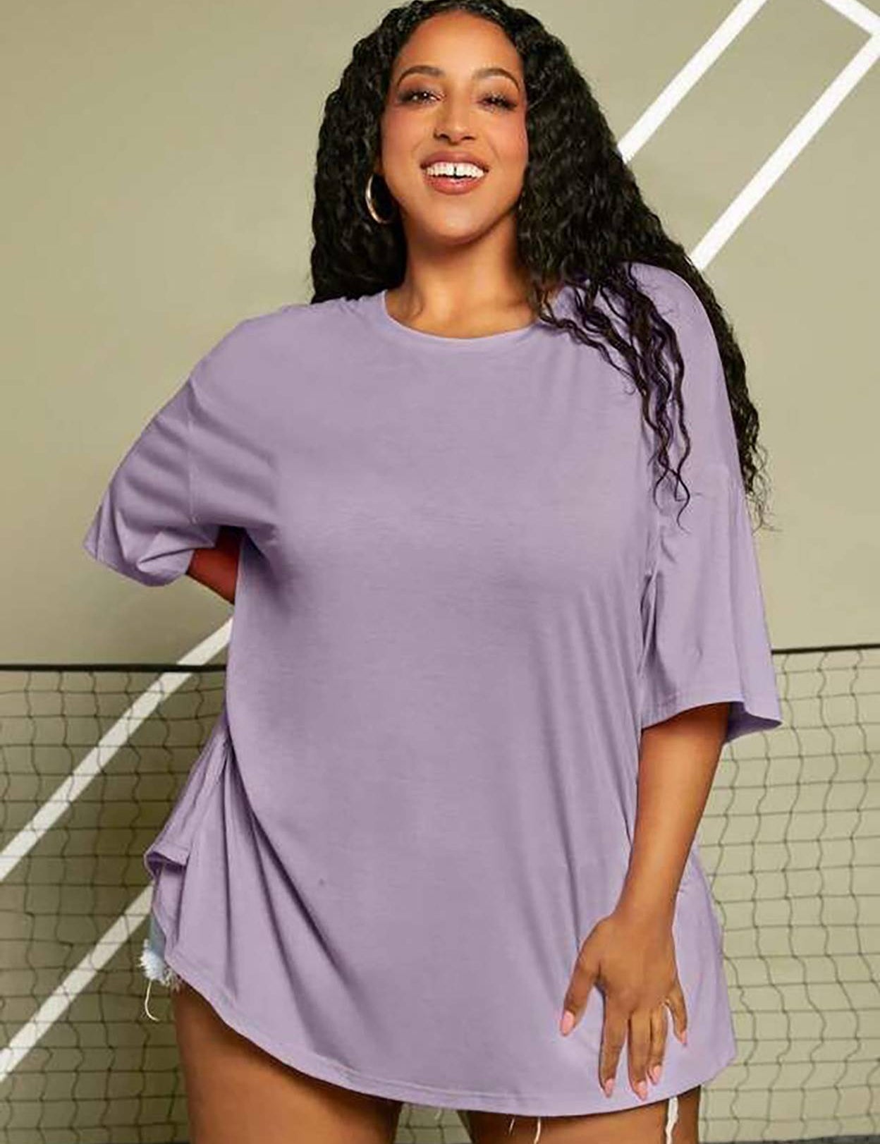 WomenSolidRoundNeckCottonBlendPurpleT-Shirt-2_jpg.jpg
