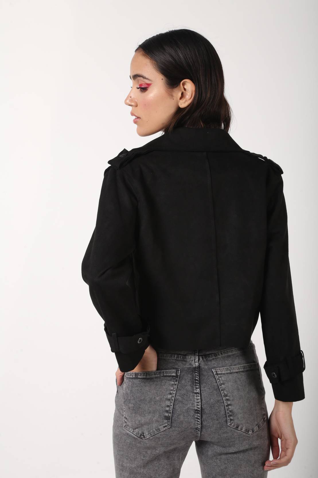 KOTTY Women Solid Single Breasted Casual Blazer  (Black)