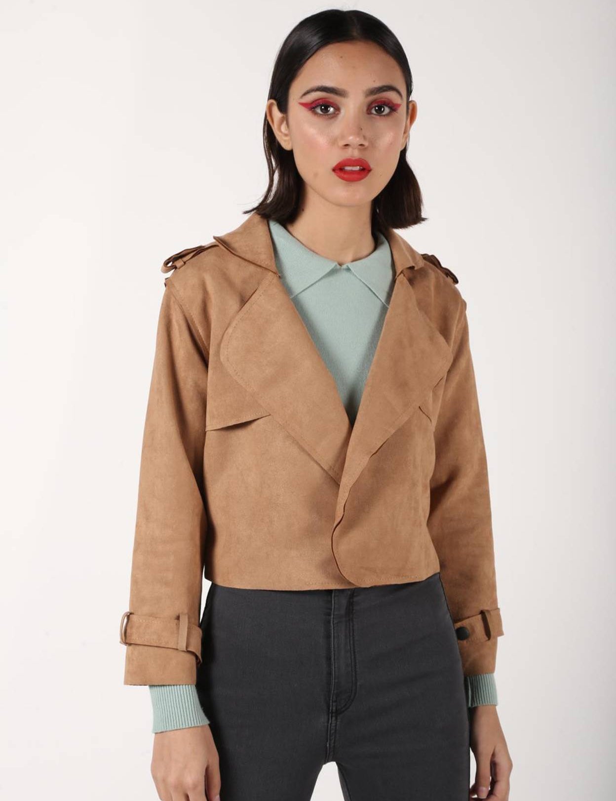 WomenSolidSingleBreastedCasualBlazer_Brown_-0_jpg.jpg