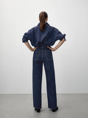 KOTTY Women Straight Fit High Rise Blue Jeans