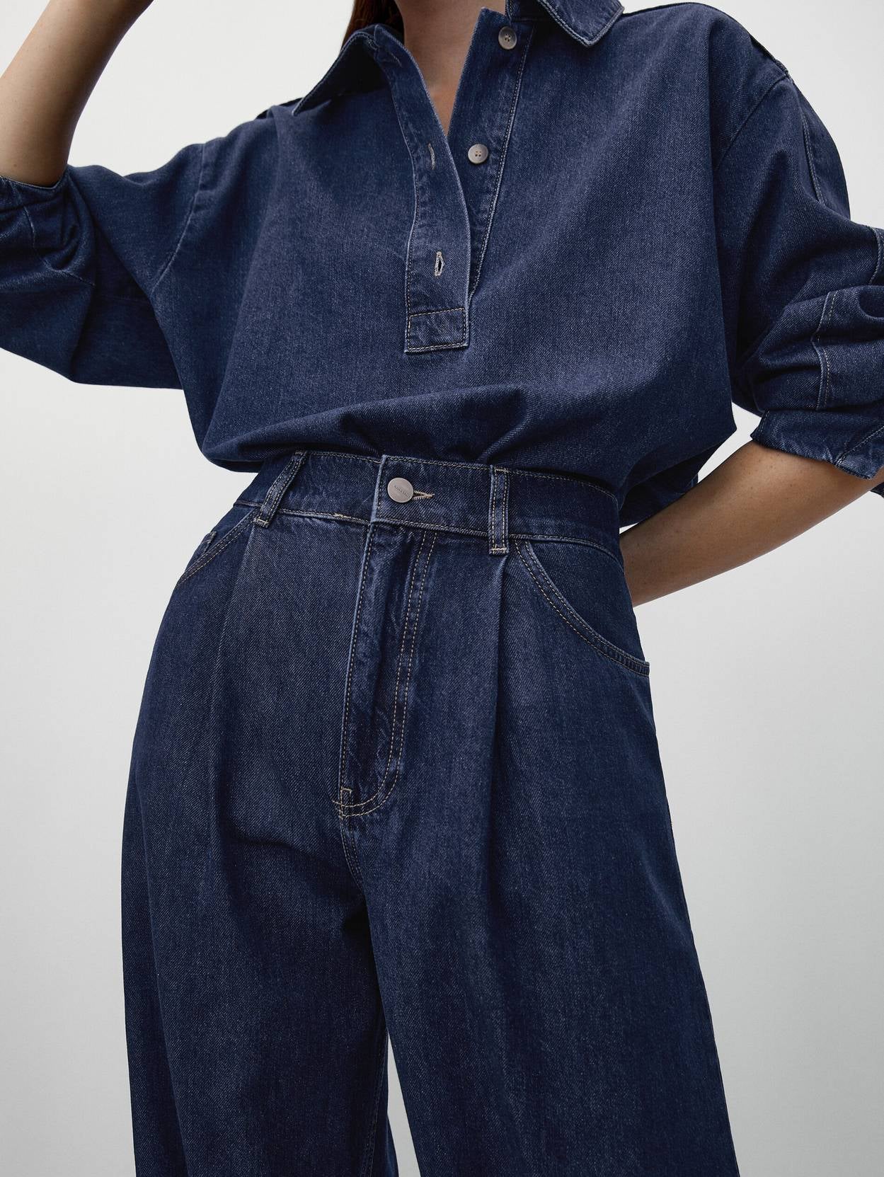 KOTTY Women Straight Fit High Rise Blue Jeans
