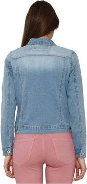 KOTTY Women Washed Denim Jacket