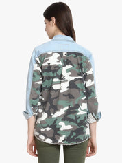 KOTTY Women Washed Denim Jacket