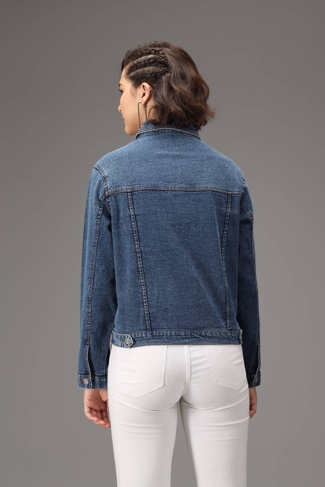 KOTTY Women Washed Denim Jacket