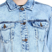 KOTTY Women Washed Denim Jacket
