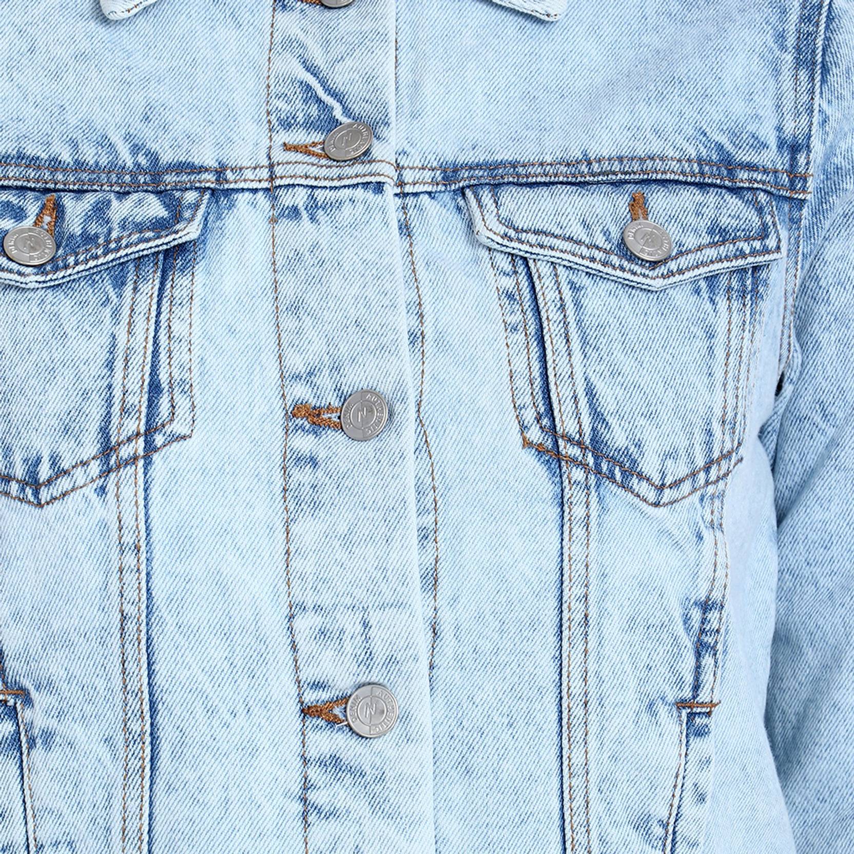 KOTTY Women Washed Denim Jacket