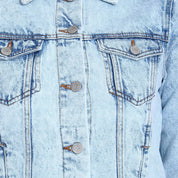 KOTTY Women Washed Denim Jacket