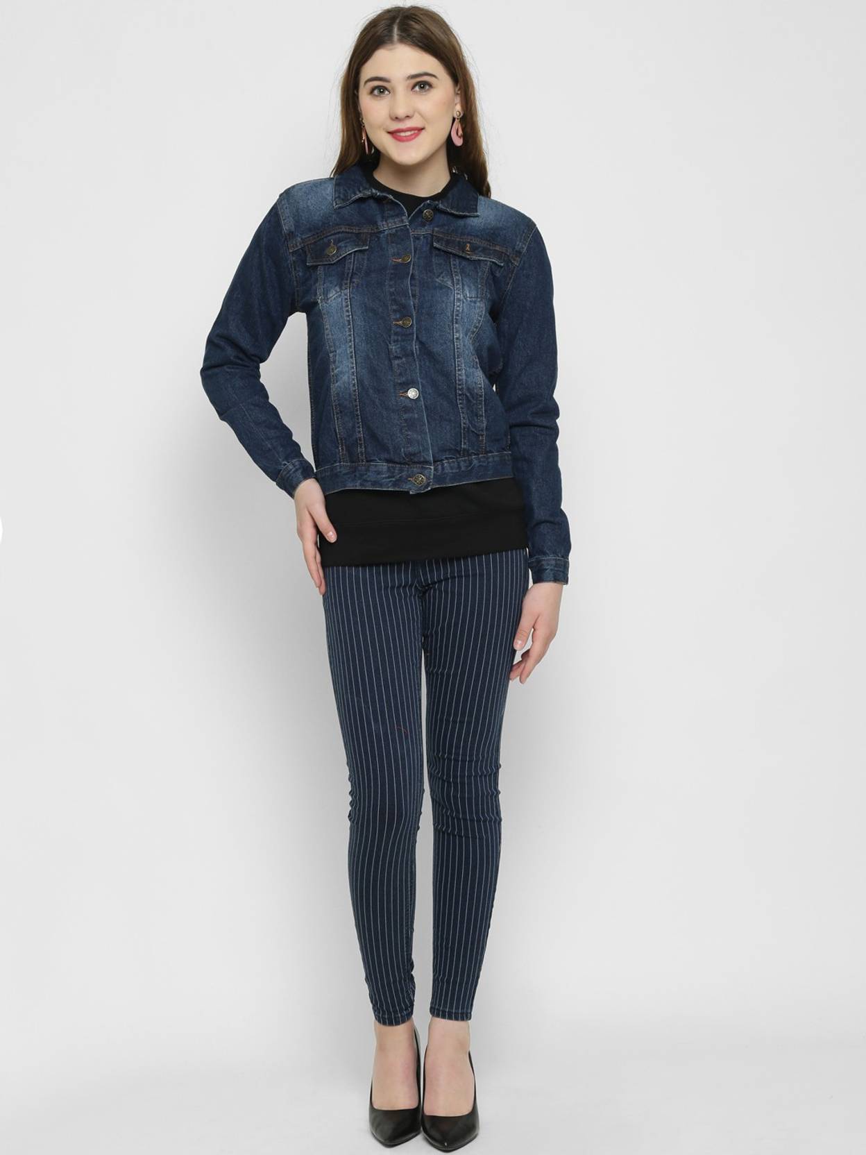 KOTTY Women Washed Jacket