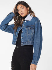 KOTTY Women Washed Jacket