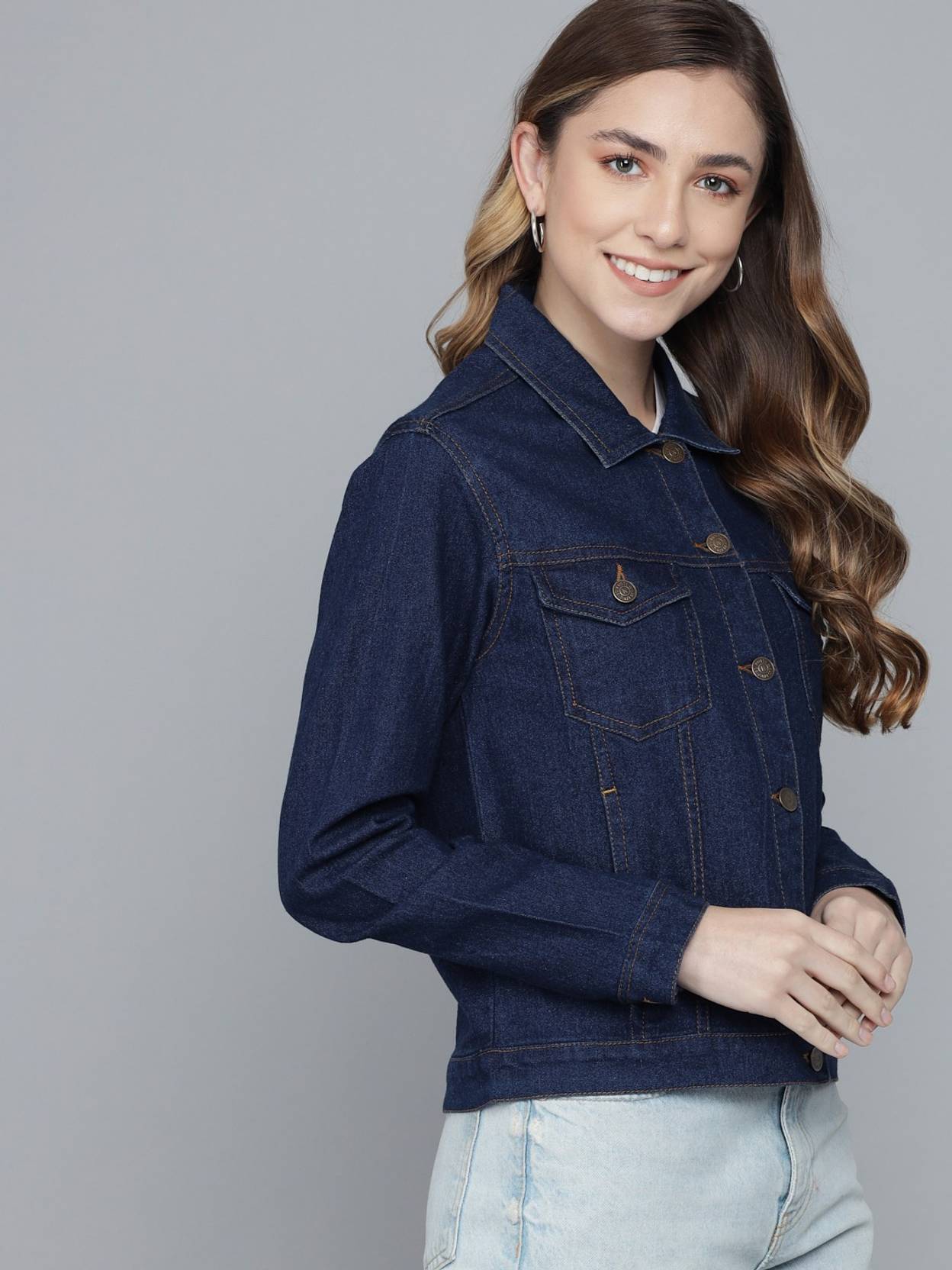 KOTTY Women Washed DJacket