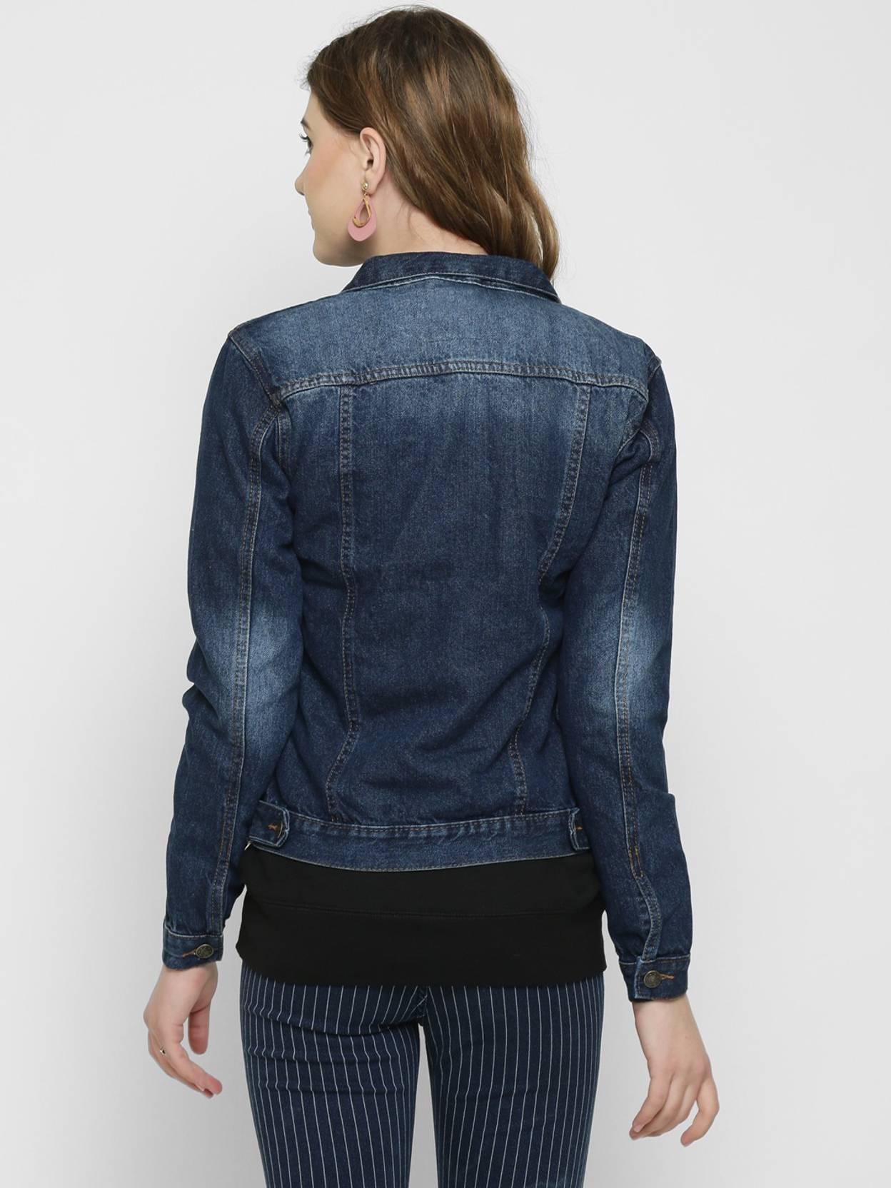 KOTTY Women Washed Jacket