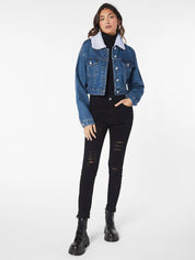 KOTTY Women Washed Jacket