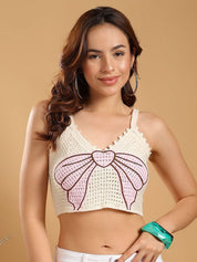 Kotty Women Embellished Crop Top