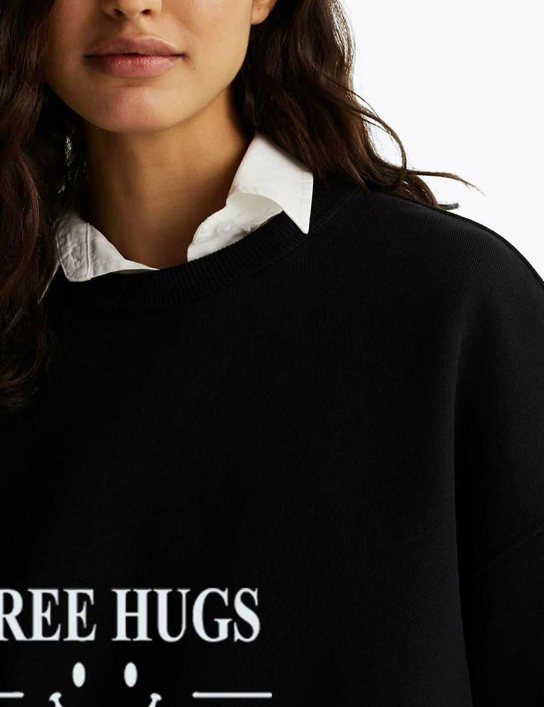 Kotty Women Printed Round Neck Full Sleeve Sweatshirt