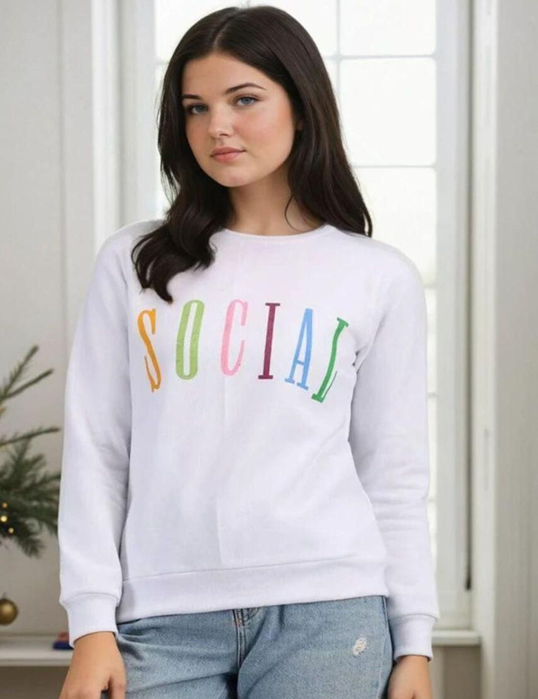 Kotty Women Printed Sweatshirt