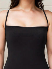 Kotty Women Solid Shoulder Straps Maxi Dress