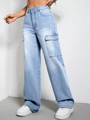 Kotty Women Straight Fit High-Rise Stretchable Jeans