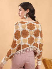 Kotty Women Self Design Cotton Kaftan Regular Top