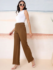 Kotty  Relaxed Fit Round Neck Top With Trousers Co-ords