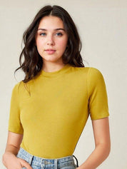 Kotty Women Solid High Neck Top