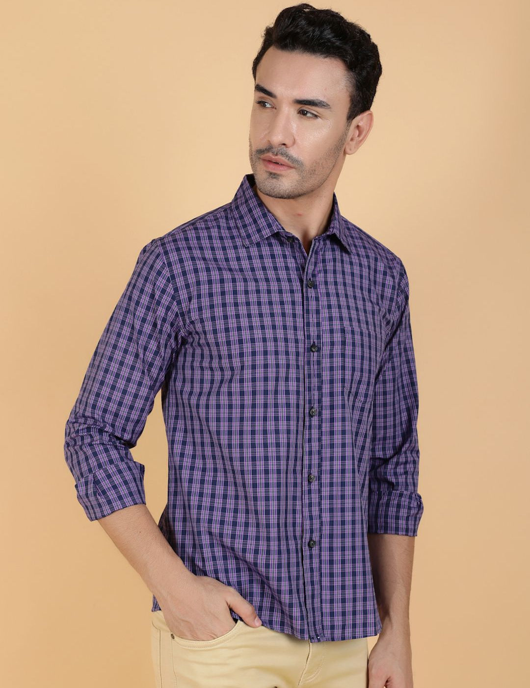 Kotty Men Relaxed Spread Collar Graphic Printed Casual Shirt