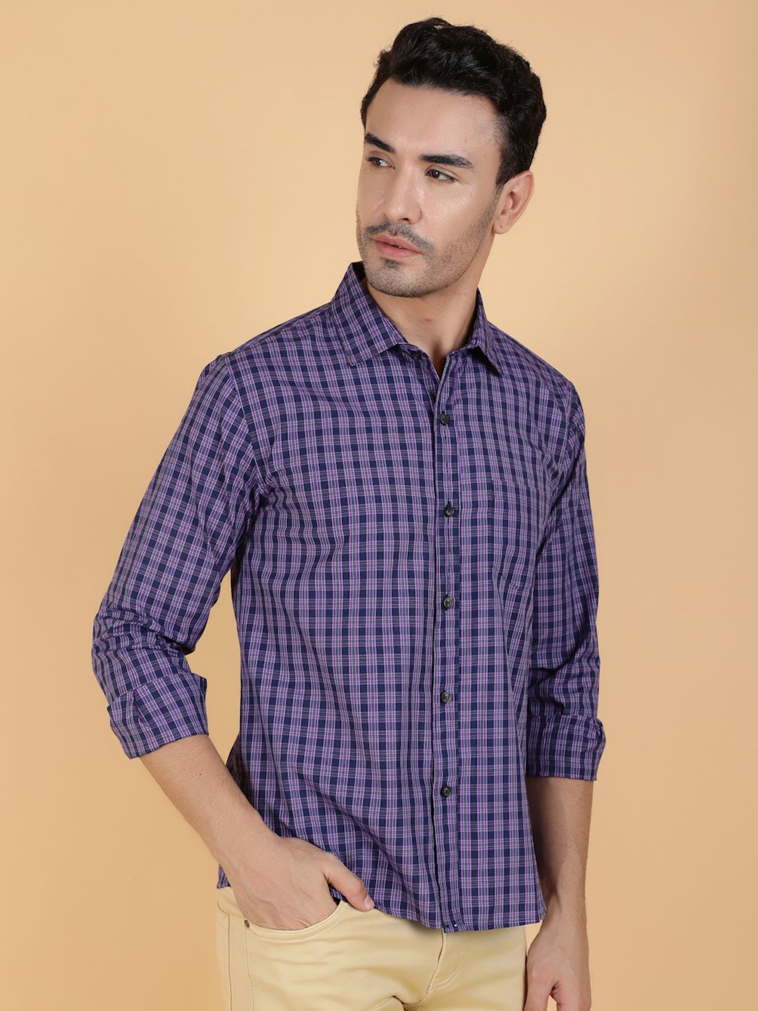 Kotty Men Relaxed Spread Collar Graphic Printed Casual Shirt