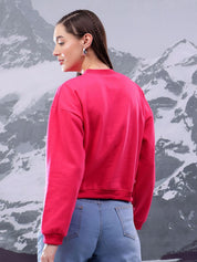 Kotty Women Round Neck Long Sleeves Sweatshirt