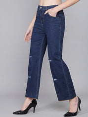 Kotty Women High-Rise Mildly Distressed Stretchable Jeans