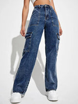 Kotty Women Straight Fit High-Rise Stretchable Jeans