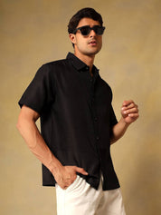 Kotty Comfort Spread Collar Linen Regular Fit Shirt