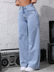 Kotty Women Straight Fit High-Rise Stretchable Jeans