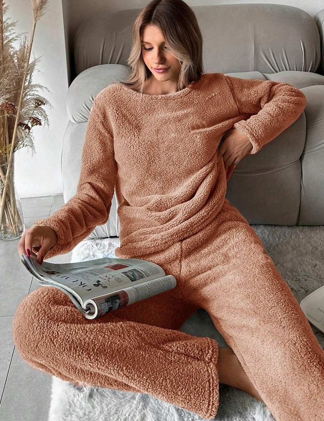 Kotty Round Neck Long Sleeves T-shirt With Pyjamas