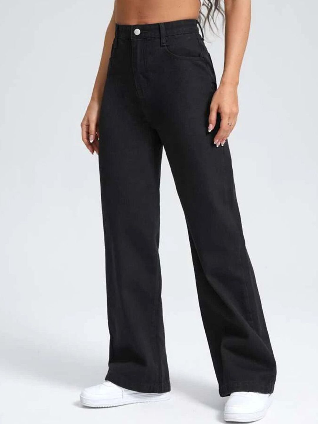 Kotty Women Jean Wide Leg High-Rise Stretchable Jeans