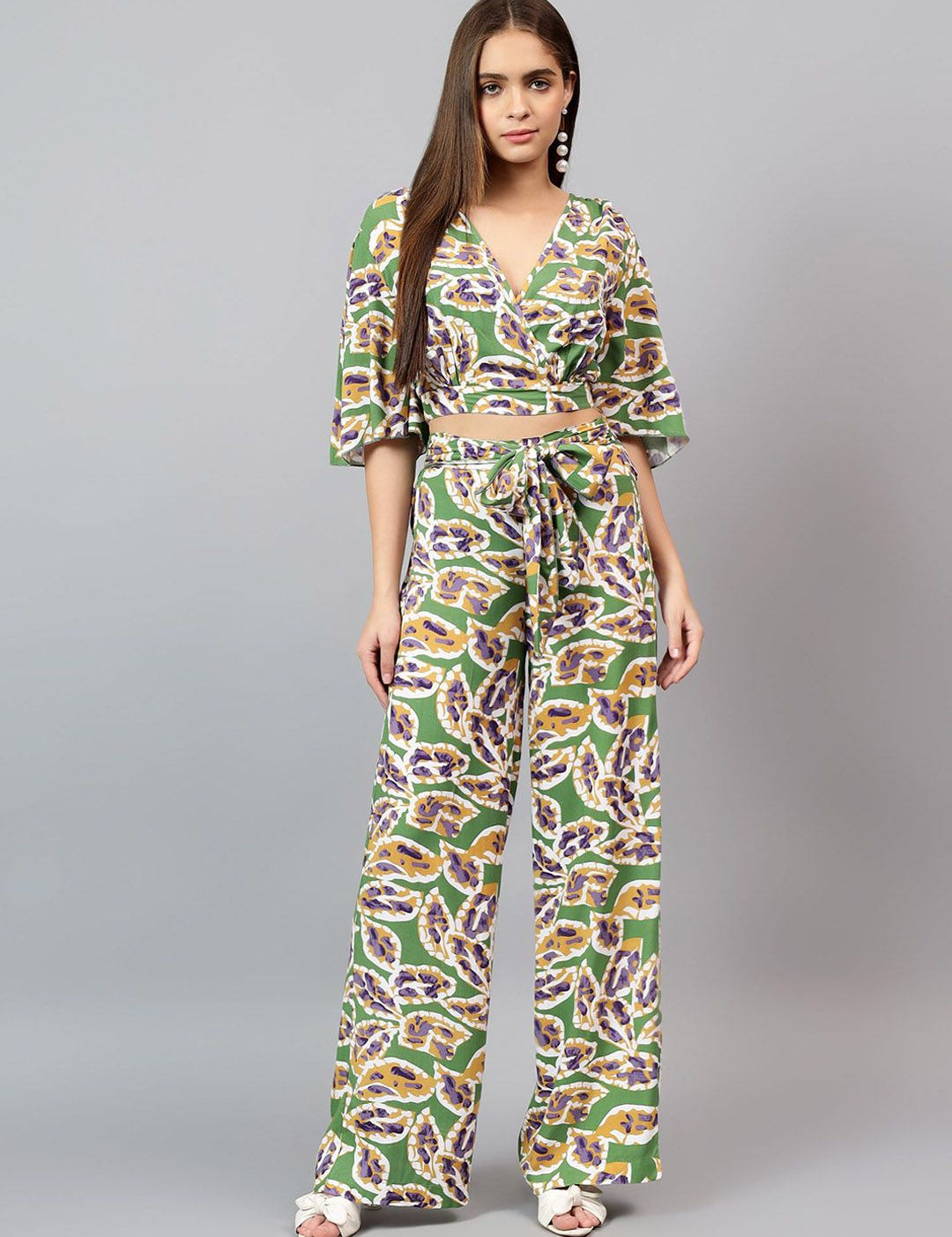 Kotty Printed Top & Trousers Co-Ord