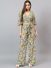 Kotty Printed Top & Trousers Co-Ord