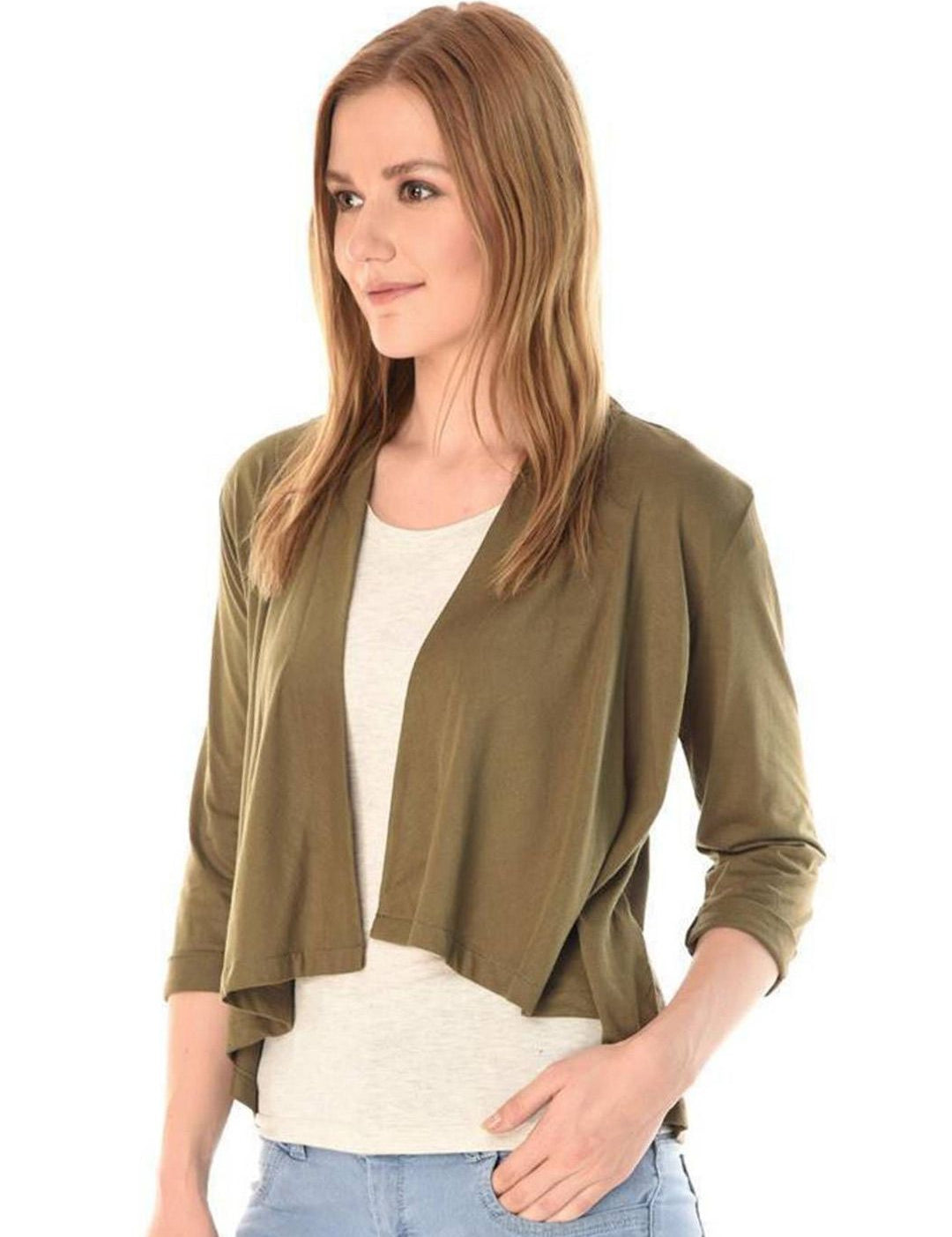 Kotty Open Front Crop Shrug