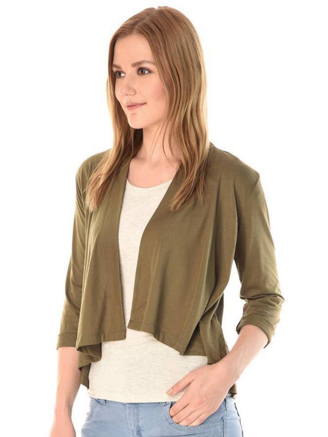 Kotty Open Front Crop Shrug