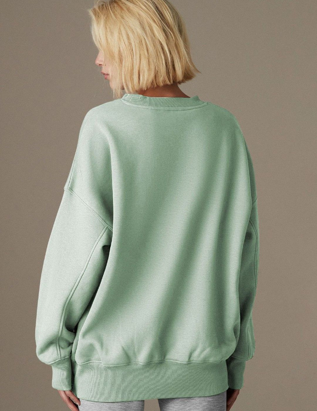 Kotty Women Round Neck Long Sleeves Cotton Pullover Sweatshirt