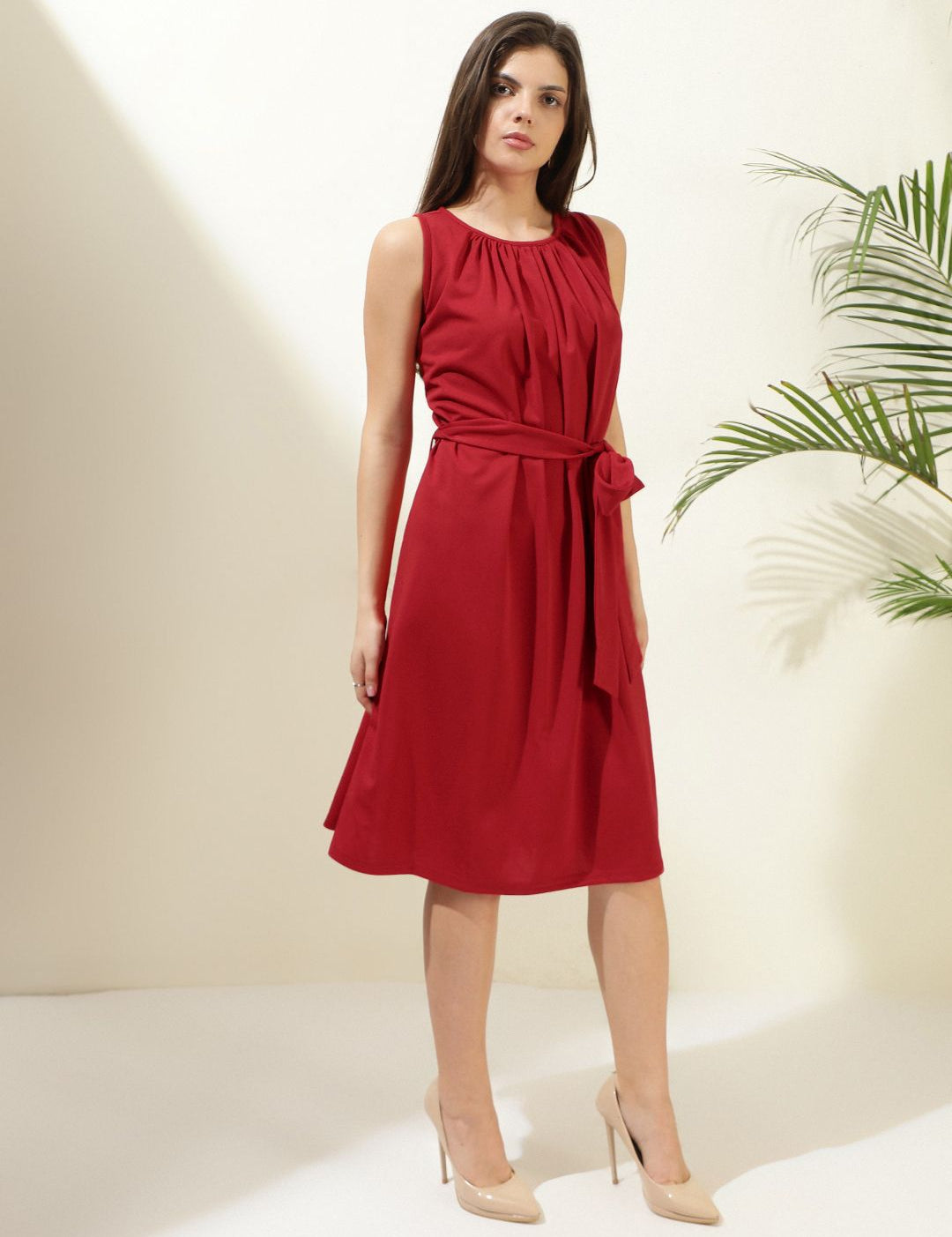 Kotty Women Sleeveless Fit & Flare Dress