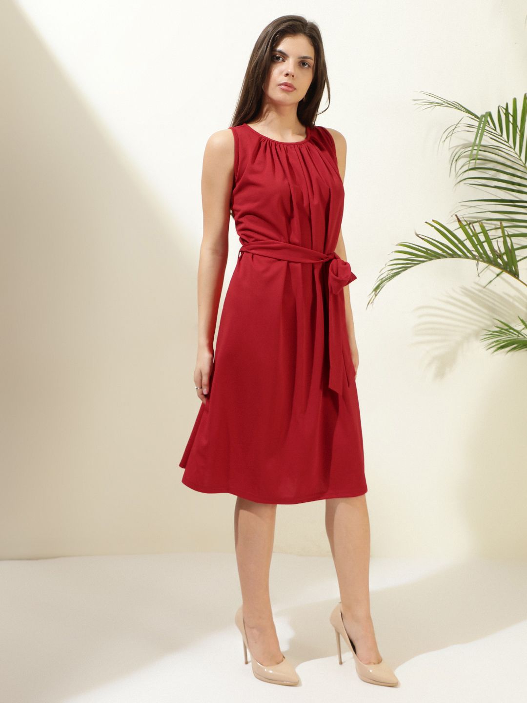 Kotty Women Sleeveless Fit & Flare Dress