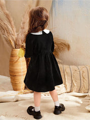 Kotty Peter Pan Collar Fit & Flare Midi Dress