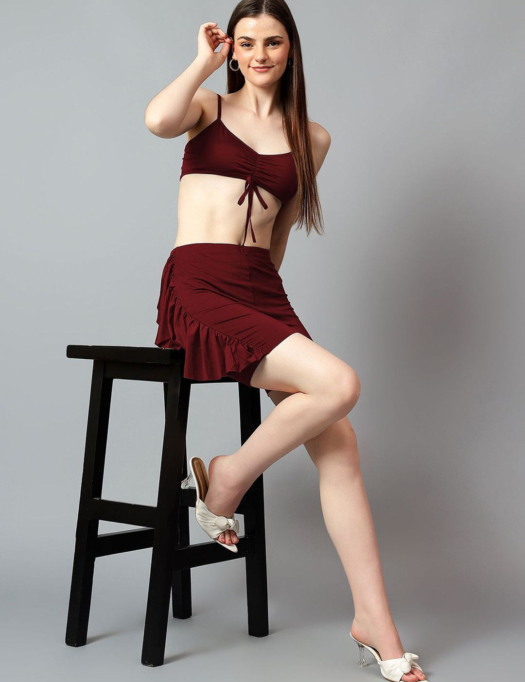 Kotty Women Shoulder Straps Co-Ords Set