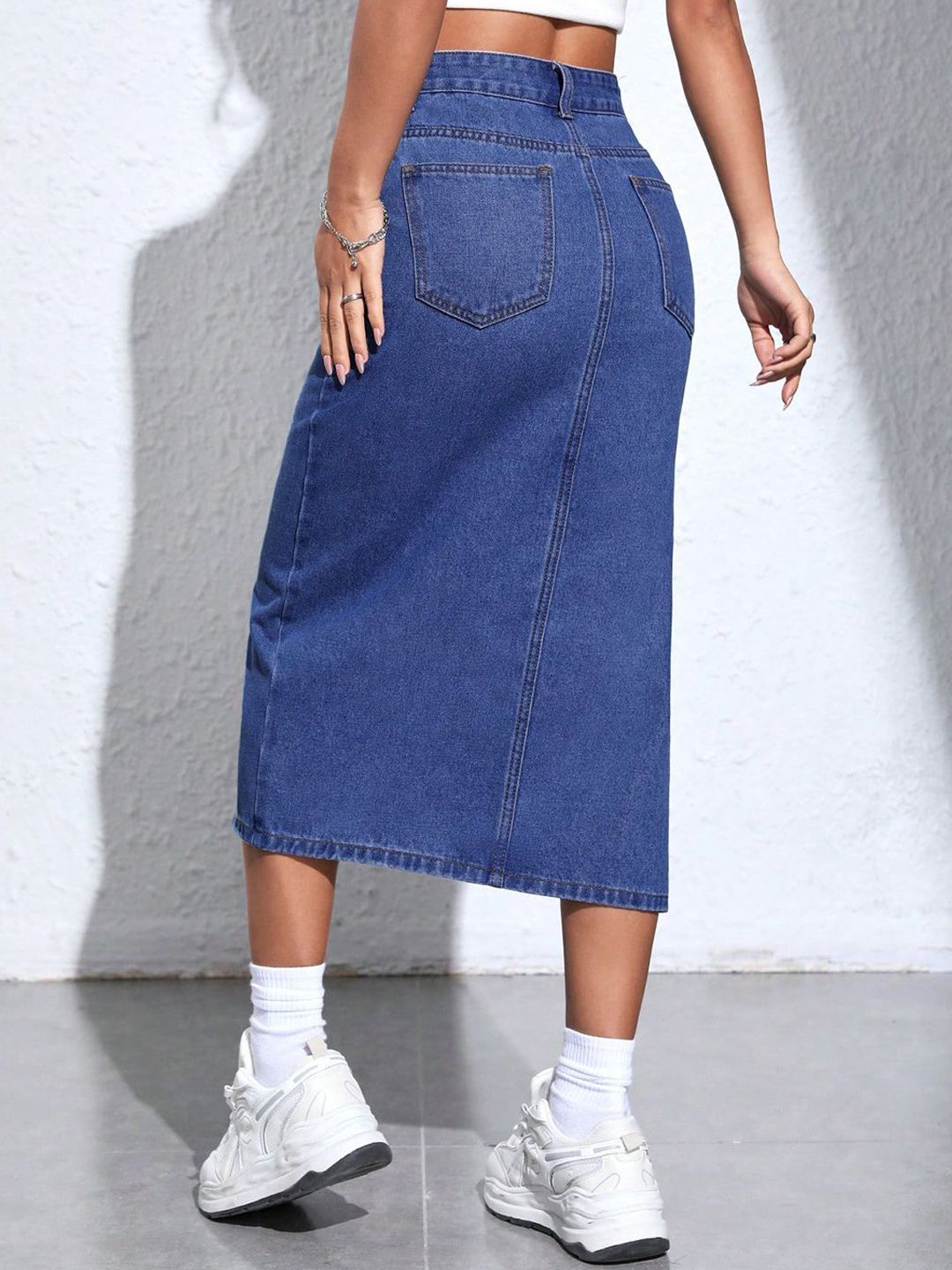 Kotty Straight Midi Skirt