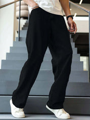 Kotty Men Regular Fit Low-Rise Clean Look Cotton Stretchable Jeans