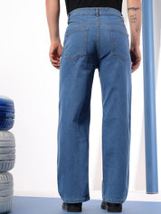 Kotty Men Comfort Regular Fit Mid-Rise Stretchable Jeans