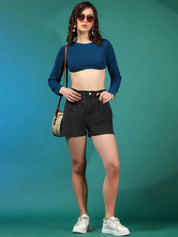 Kotty Women High-Rise Denim Shorts