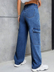 Kotty Women Straight Fit High-Rise Stretchable Jeans