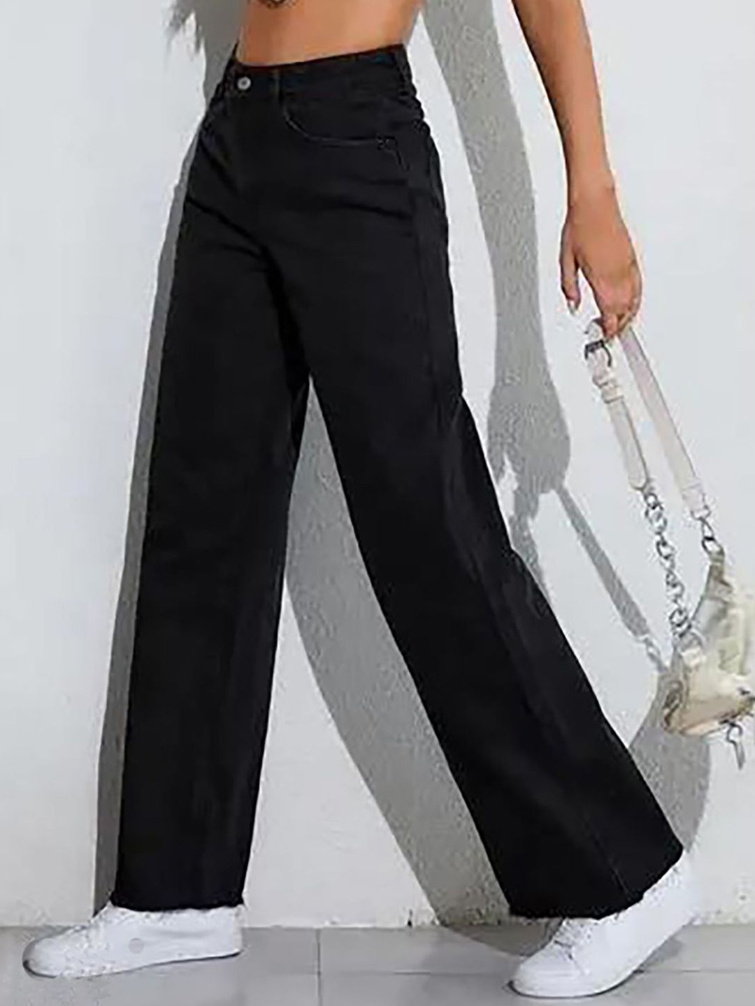 Kotty Women Jean Wide Leg High-Rise Stretchable Jeans